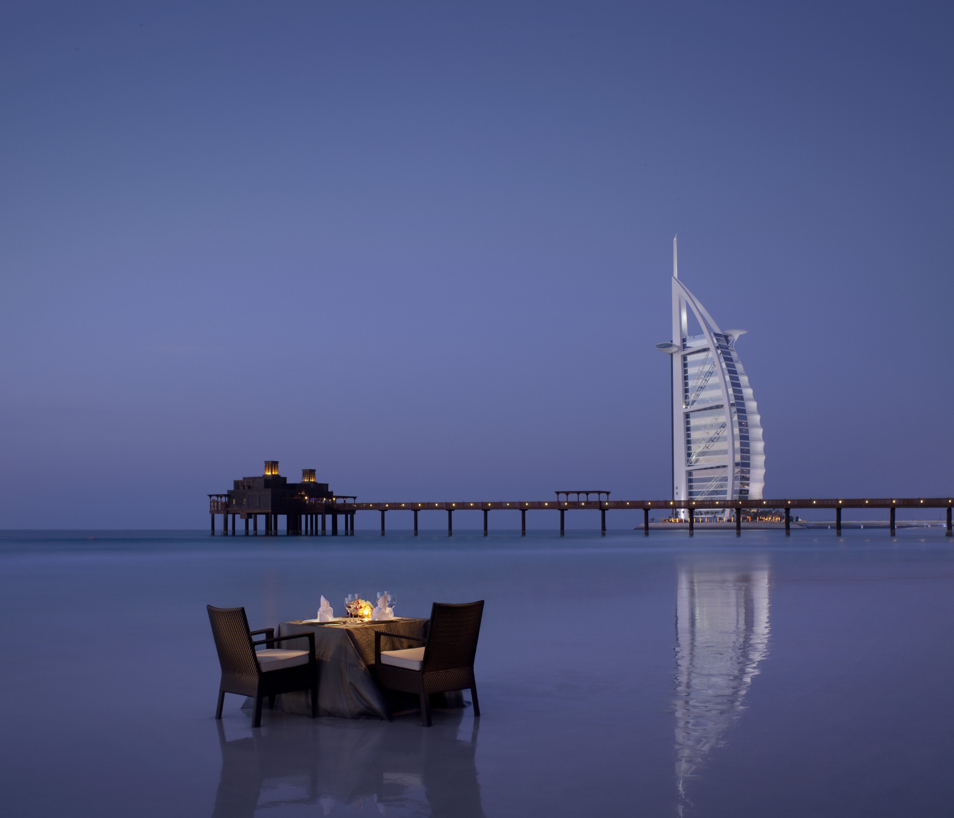 A Jumeirah Al Qasr romantic beach dinner | Dubai, U.A.E. | 