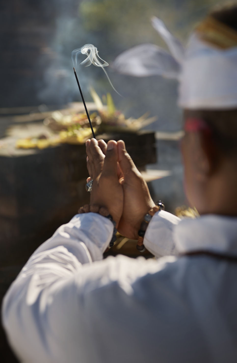 Morning prayers at Mandapa, a Ritz-Carlton Reserve | Bali |
